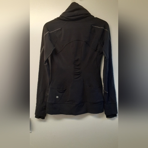 Black Lululemon cowl-neck sweater  - size 4 - Picture 2 of 6